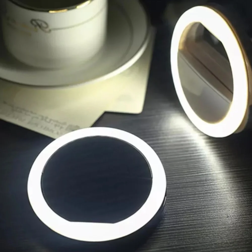 Clip on 36 led 3 Dimmable Modes Rechargeable Mini LED Custom Camera Lights Selfi